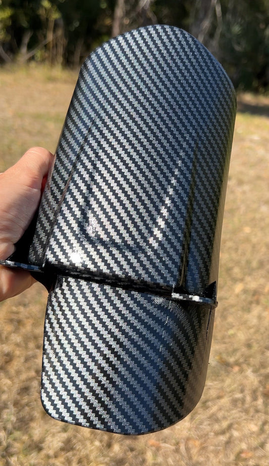 carbon fiber lookalike mudguard