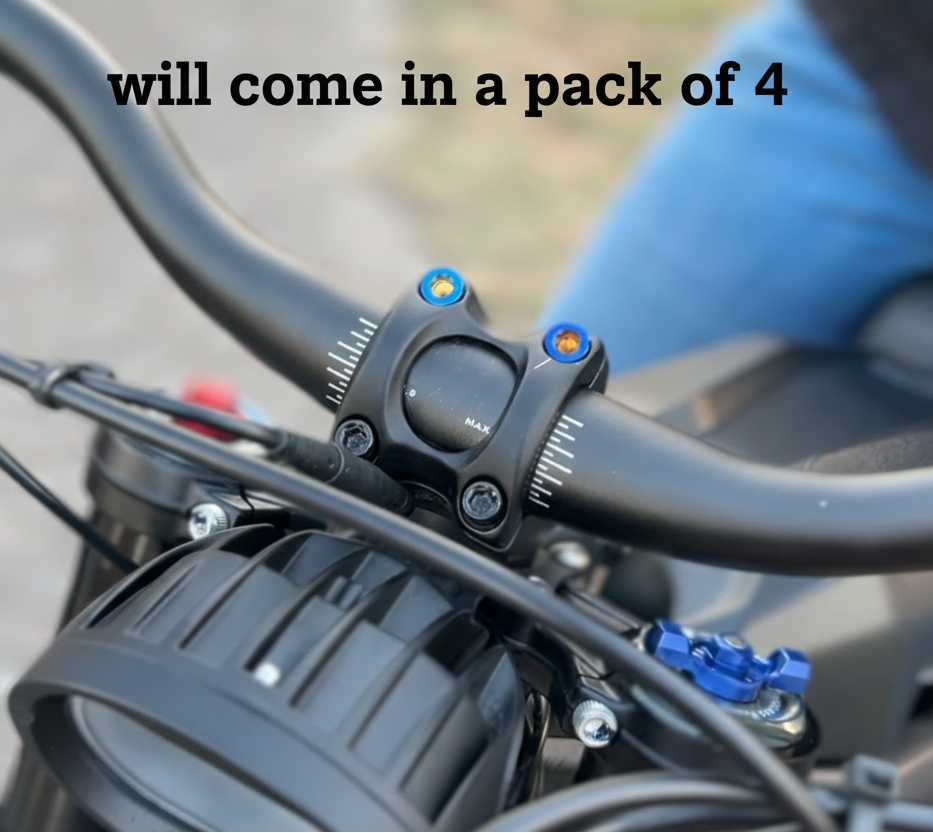 Talaria MX4 oem direct mount titanium bolts set of 4