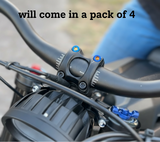 Talaria MX4 oem direct mount titanium bolts set of 4