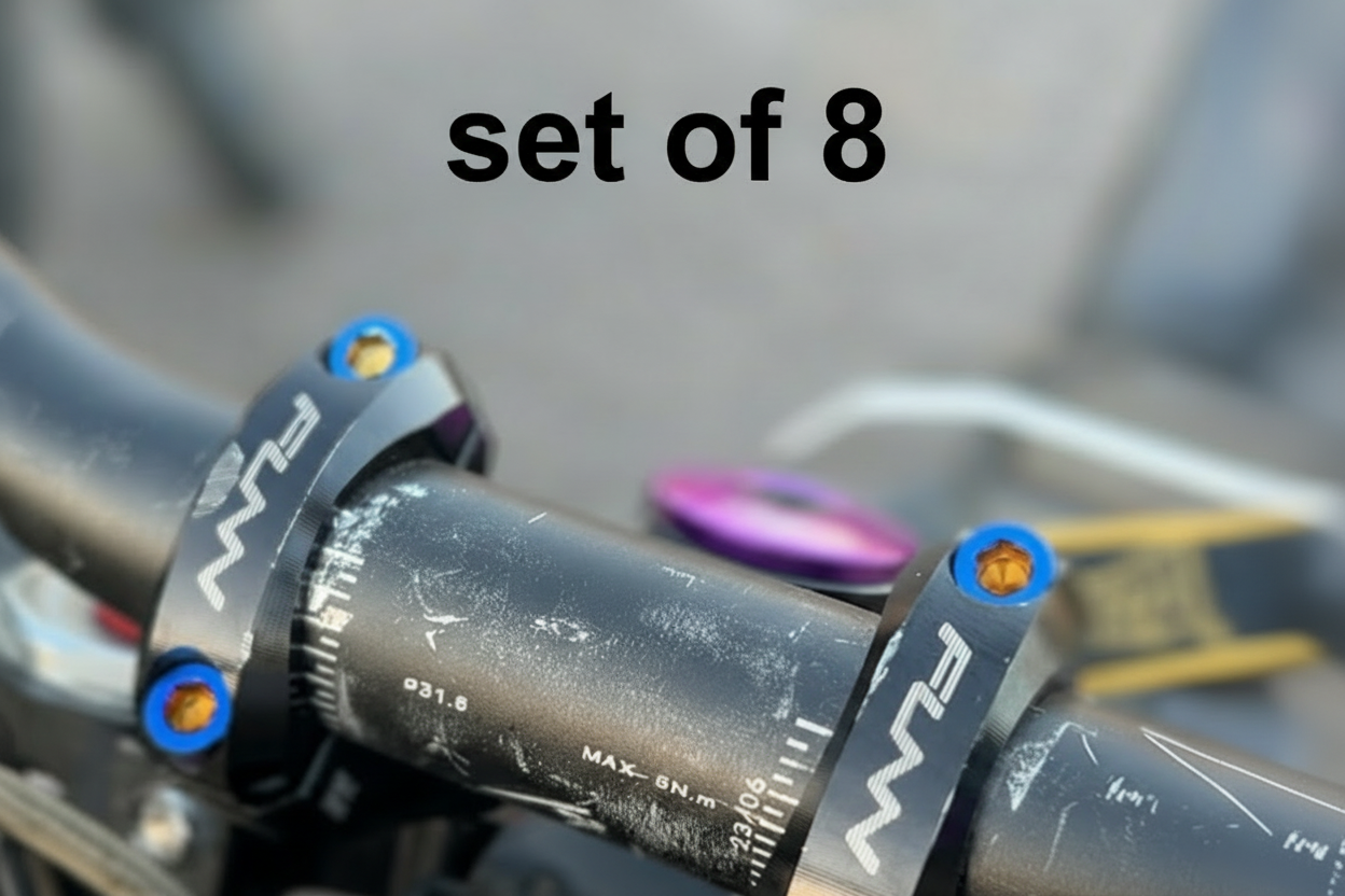 funn direct mount and riser titanium set of 8