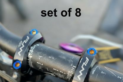 funn direct mount and riser titanium set of 8